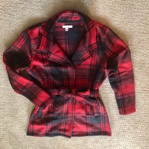 Buffalo Plaid Flannel Coat